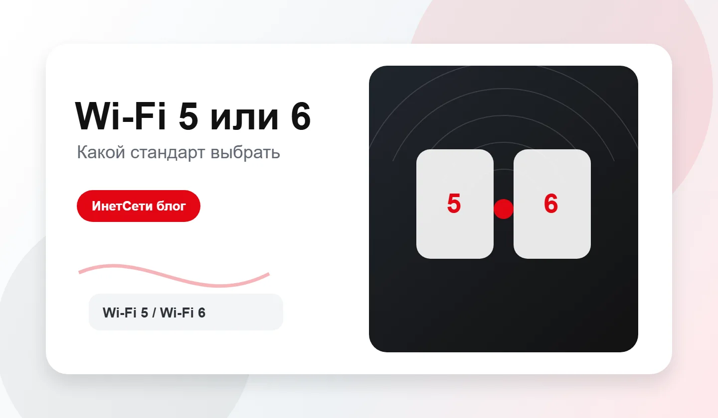 Сравнение стандартов Wi-Fi 5 и Wi-Fi 6